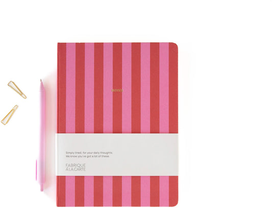 Fabrique Notebook Stripes Pink