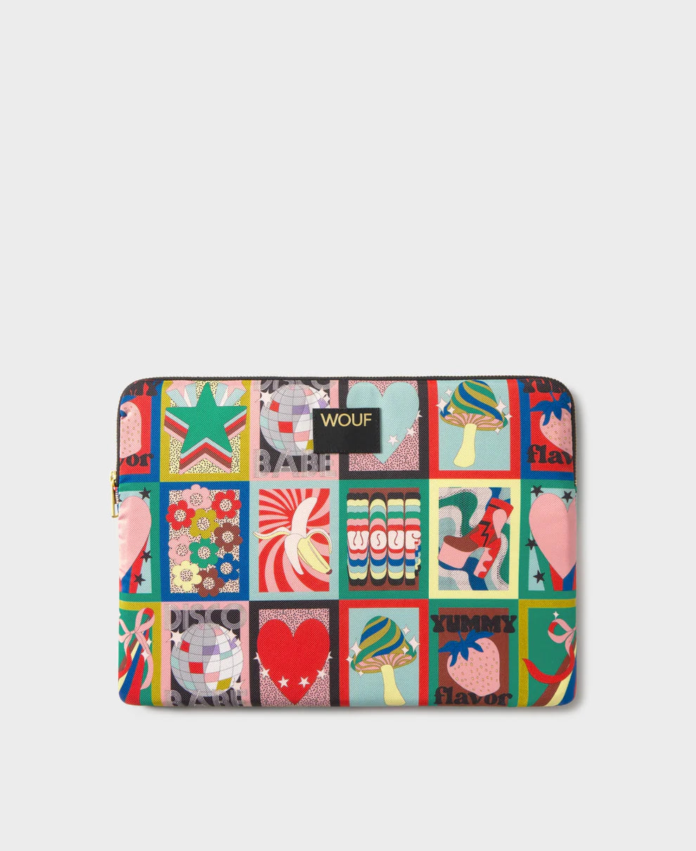 WOUF. Discobabe Laptop Case 15''&16 ''