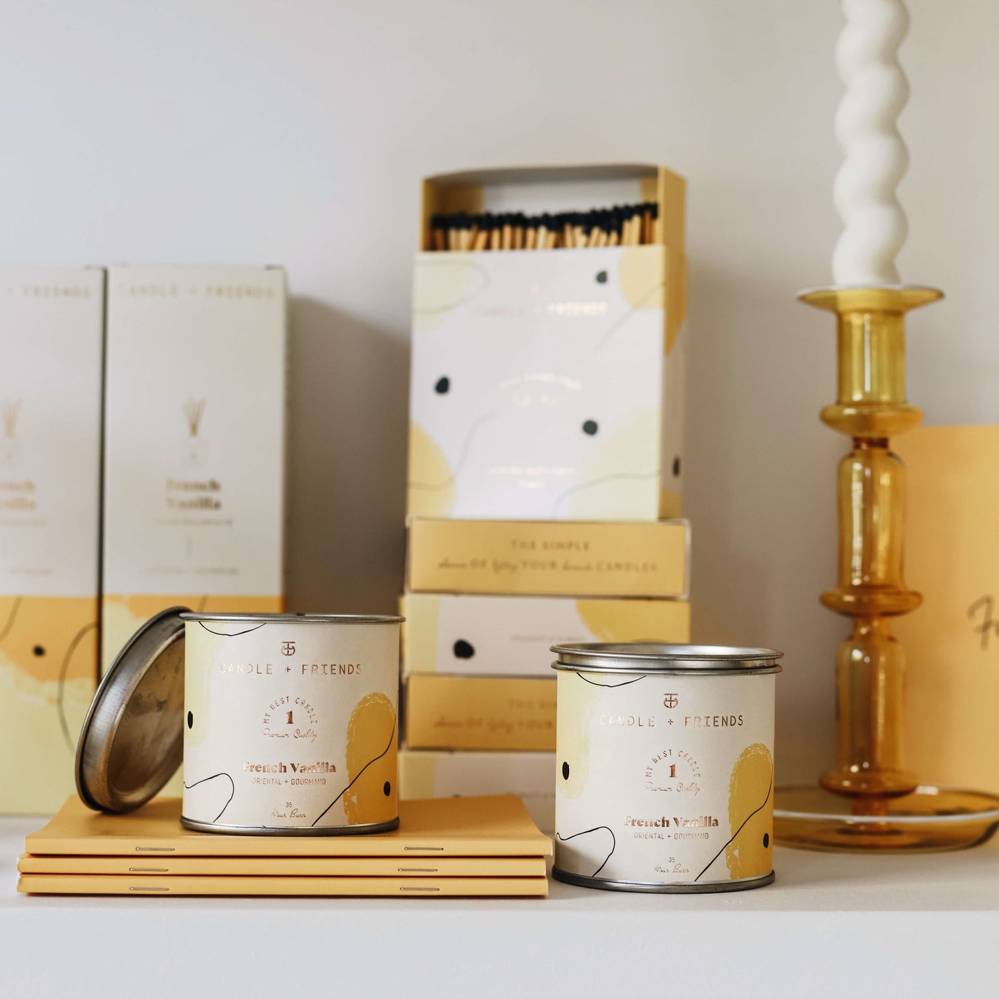 No.1 French Vanilla Tin Candle