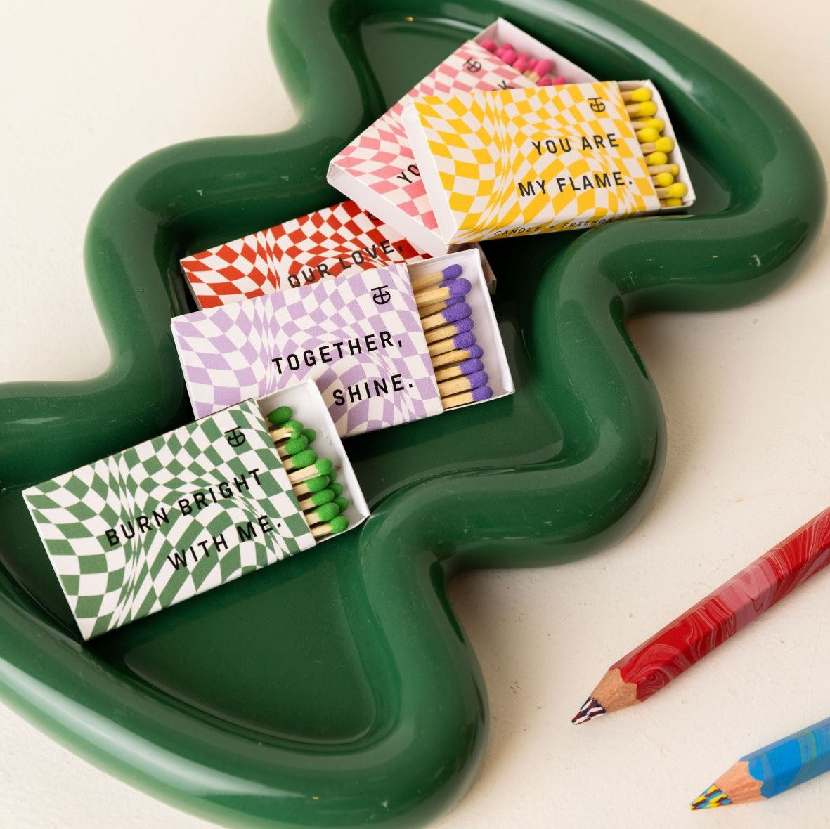 Square Design Baby Matchbox
